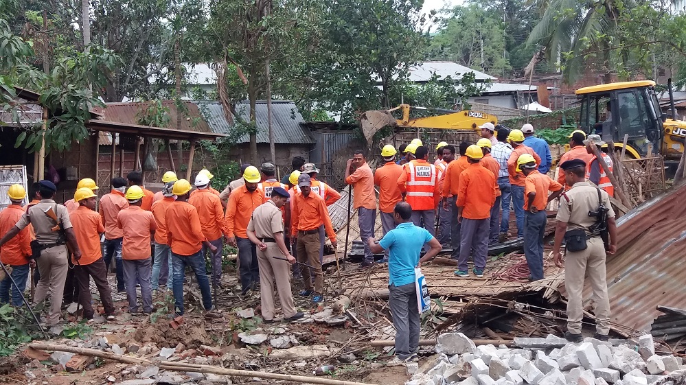 Eviction Drive By NFR in Hojai 