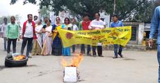 Escalating protest in Namrup 
