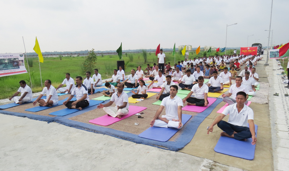 37th Bn, SSB Mangaldai observes International Yoga Day