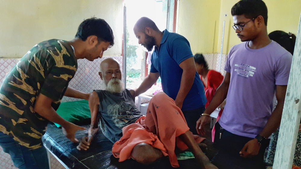 Elderly homeless couple rescued at Tangla
