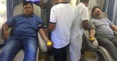 Blood donation camp at Hojai.