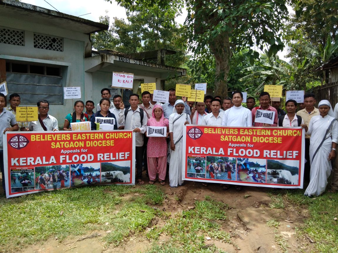 Believers Eastern Church raises fund for Kerala flood victims.
