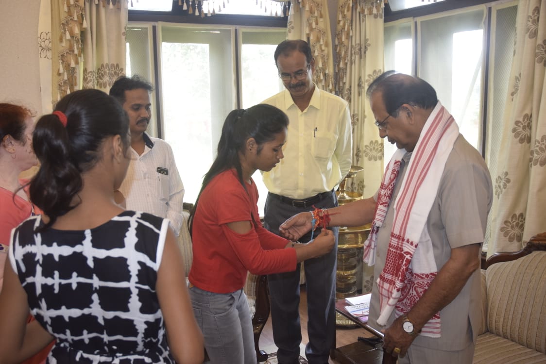 SOS CHILDREN'S VILLAGE Of Hojai Celebrates Raksha Bandhan with Governor and Chief Minister