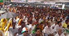 Violence followed by Gandhi march