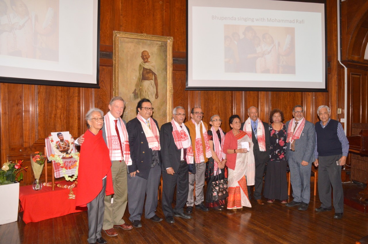 Indian High Commission pays tribute to Dr Bhupen Hazarika on his 7th death anniversary at London