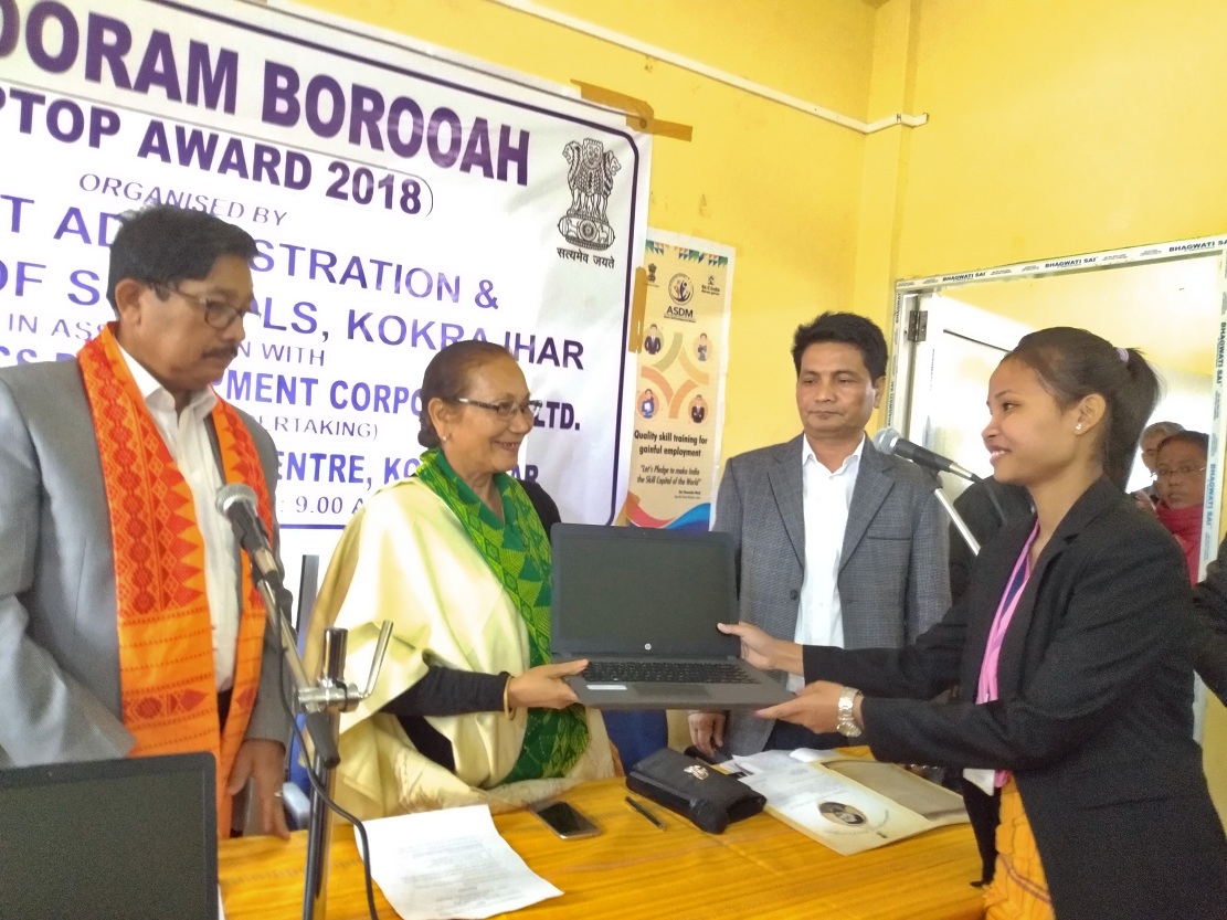 Laptops distributed 
