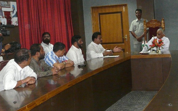 Assam Governor S C Mathur for all party meeting