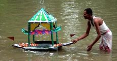 Chhath puja celebration at Nagaon