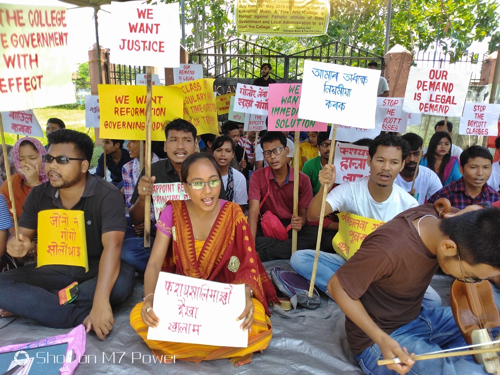 Teacher's indefinite class boycott enters seventh day in Kokrajhar