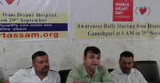 Heart awareness rally  in the city