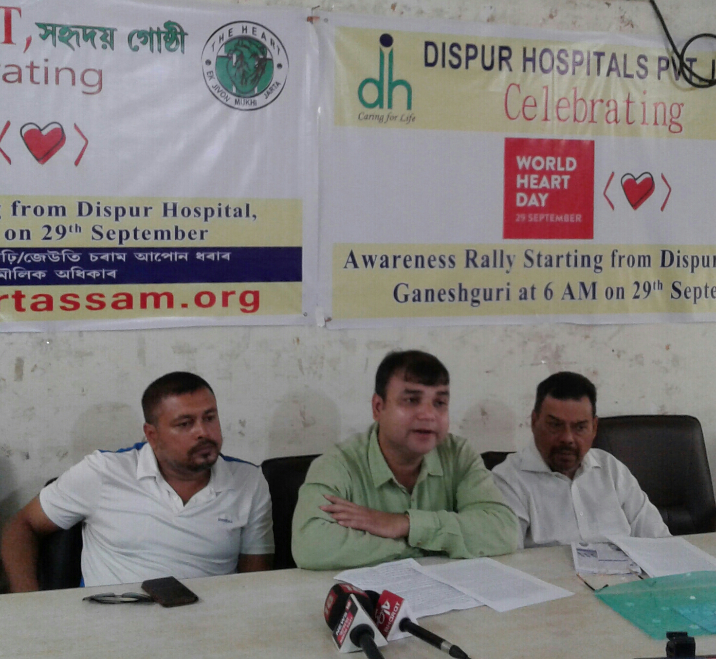 Heart awareness rally  in the city