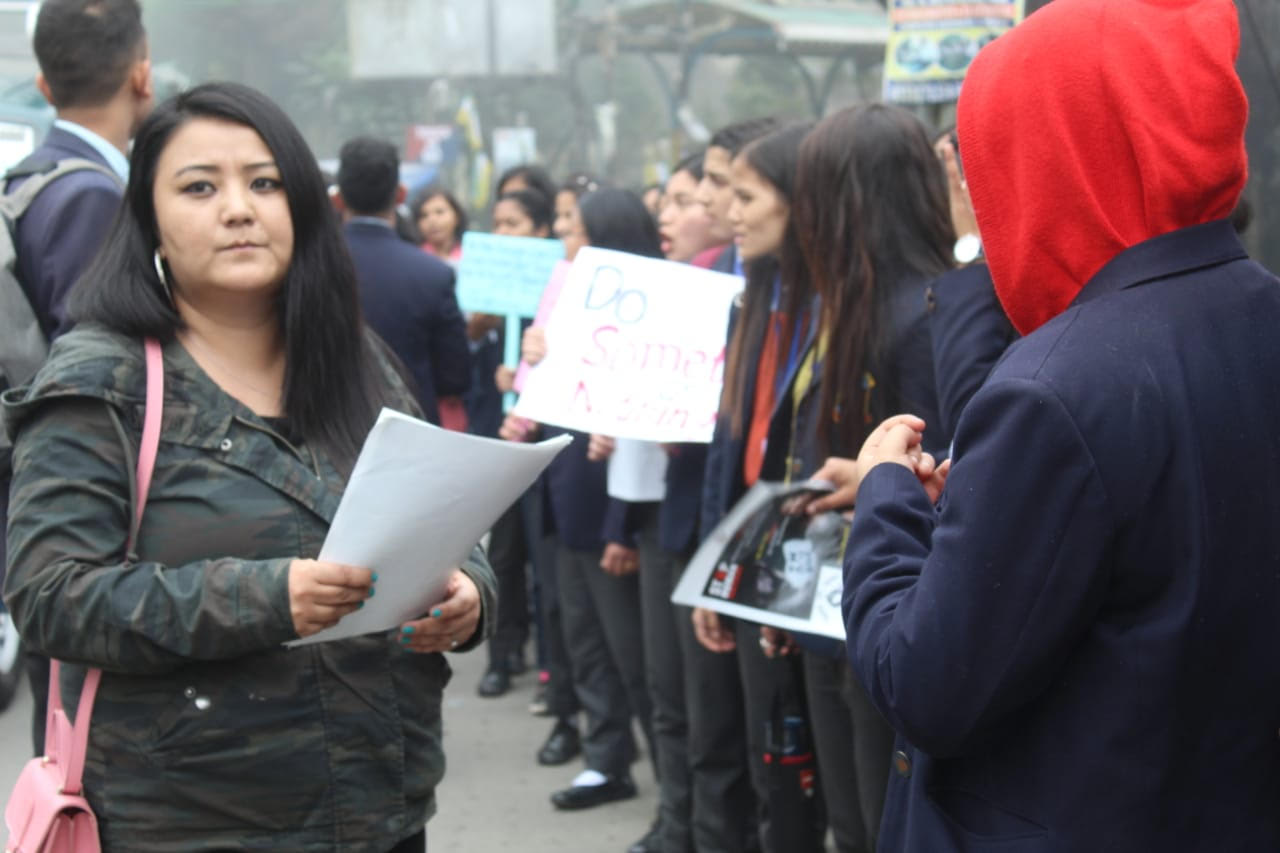 Students Join Rally to Support Children, Prevent Human Trafficking