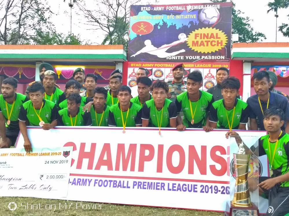 Goreswar lifts BTAD-Army football premier league
