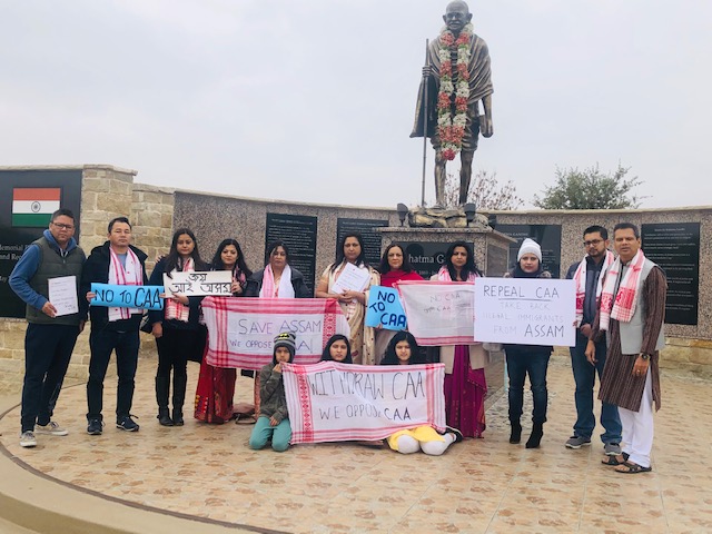 Dallas Assamese solidarity with Assam against Citizenship Amendment Act