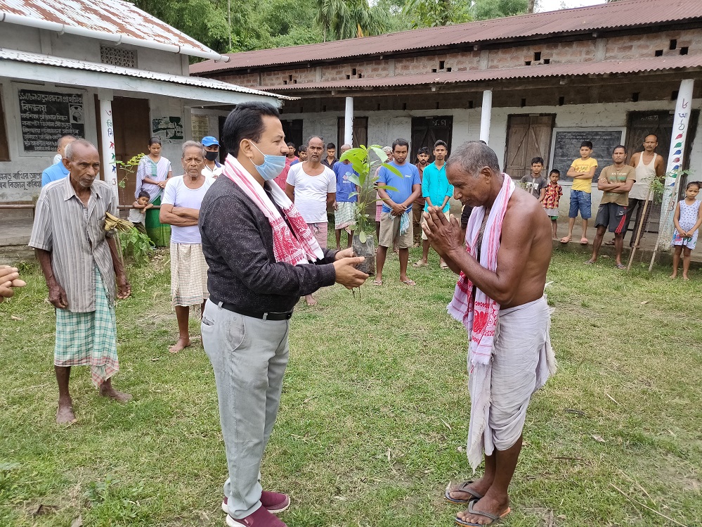 Environment Day Celebration at the Assam's first clean and green village- Belona