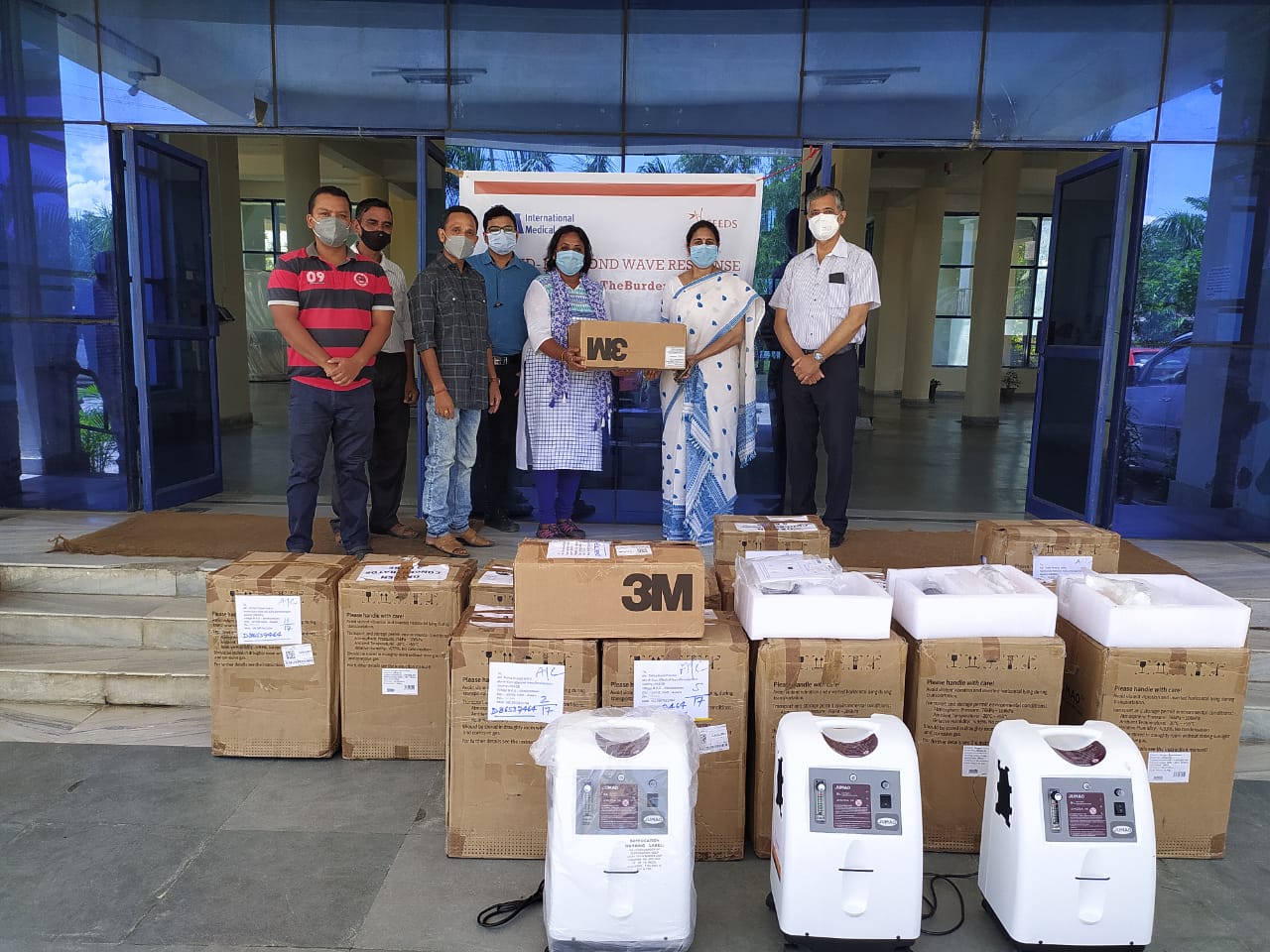 NGO donates oxygen concentrators and protective equipment to JMCH
