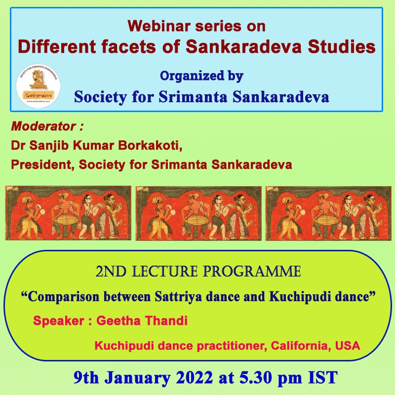 Woorkshop on Sattriya and Kuchipudi dance