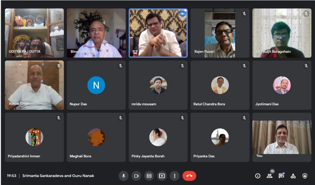 Webinar on Srimanta Sankaradeva and Guru Nanak