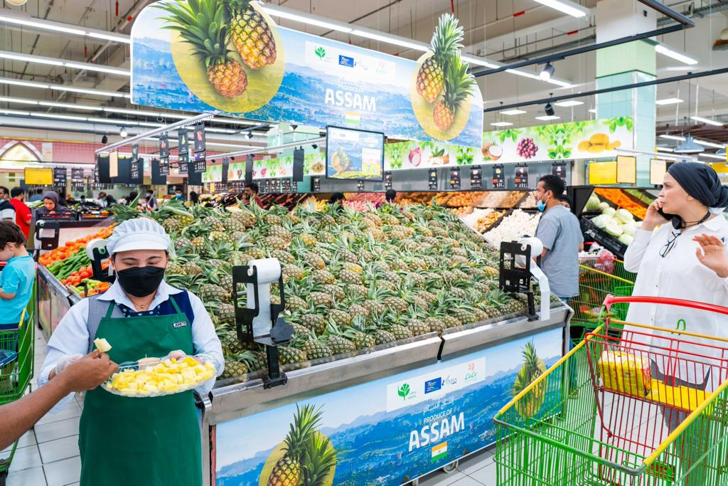 Assam’s pineapple  in Dubai 