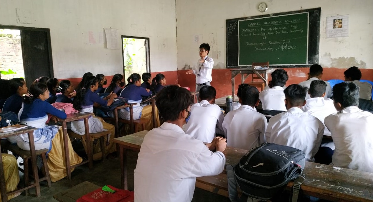 Career Awareness programme at Don Bosco Univ