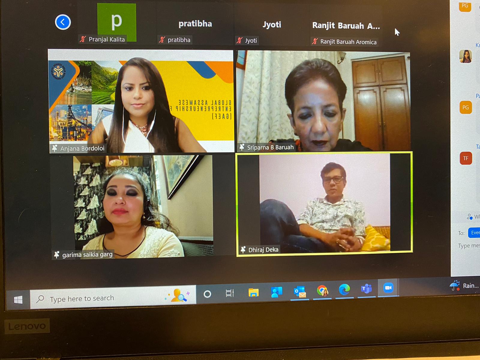 Webinar  held: women entrepreneurship and women empowerment