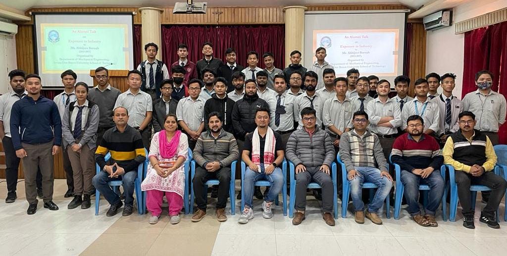 Alumni Talk held at Don Bosco University