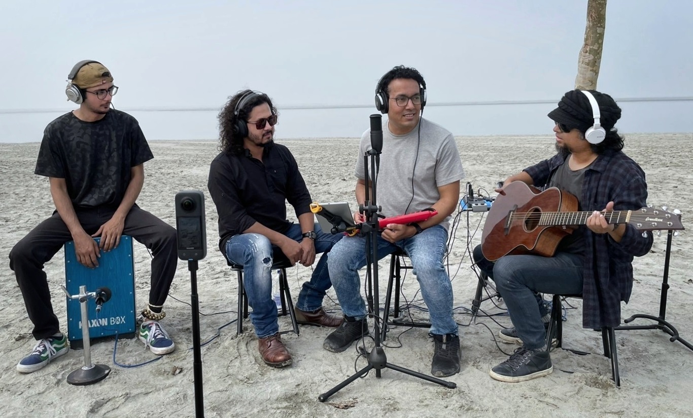 Assam's Tunetellers releases first-ever live outdoor recorded Assamese song with 360° camera