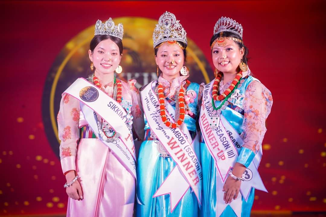 Naina Subba Tungbahwngphe  crowned Sikkim Miss Limbu 2024