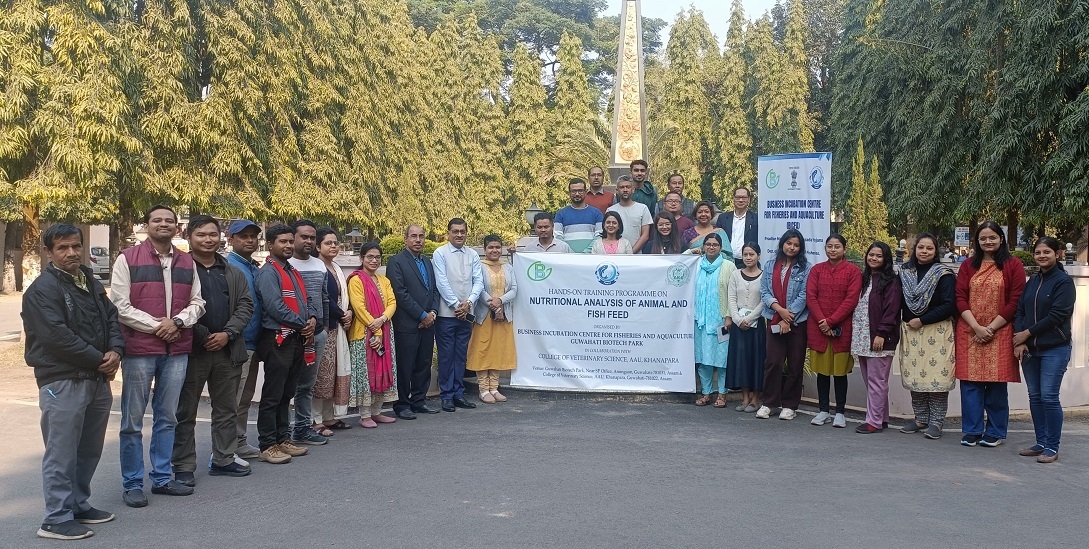 Training Program on Feed Analysis and Nutrient Composition concludes at Guwahati Biotech Park