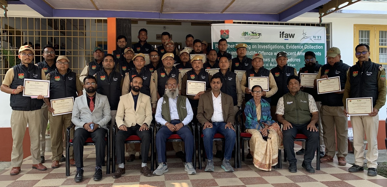 Strengthening Wildlife Protection: Investigating Officers Receive Advanced Training concludes held at Manas Tiger Reserve