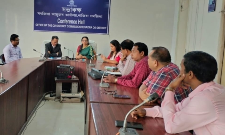 Press Conference Regarding Upcoming Panchayat Elections in Nazira