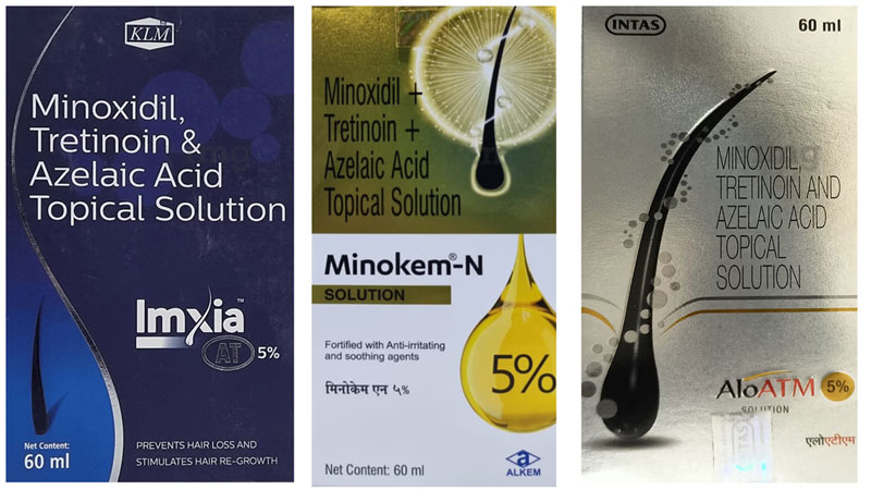 Hair Regrowth: The Power of Minoxidil, Azelaic Acid, and Tretinoin in Restoring Hair Health
