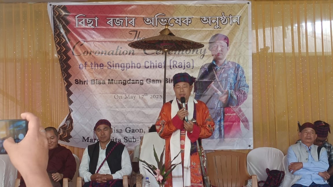 Bisa Mungdang Gam Singpho Coronated as 8th Chief of the Singpho Community