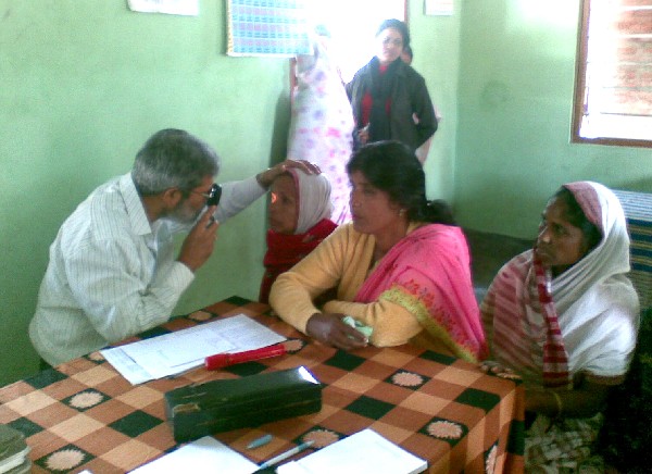Free medical camp for flood victims at Kamalpur