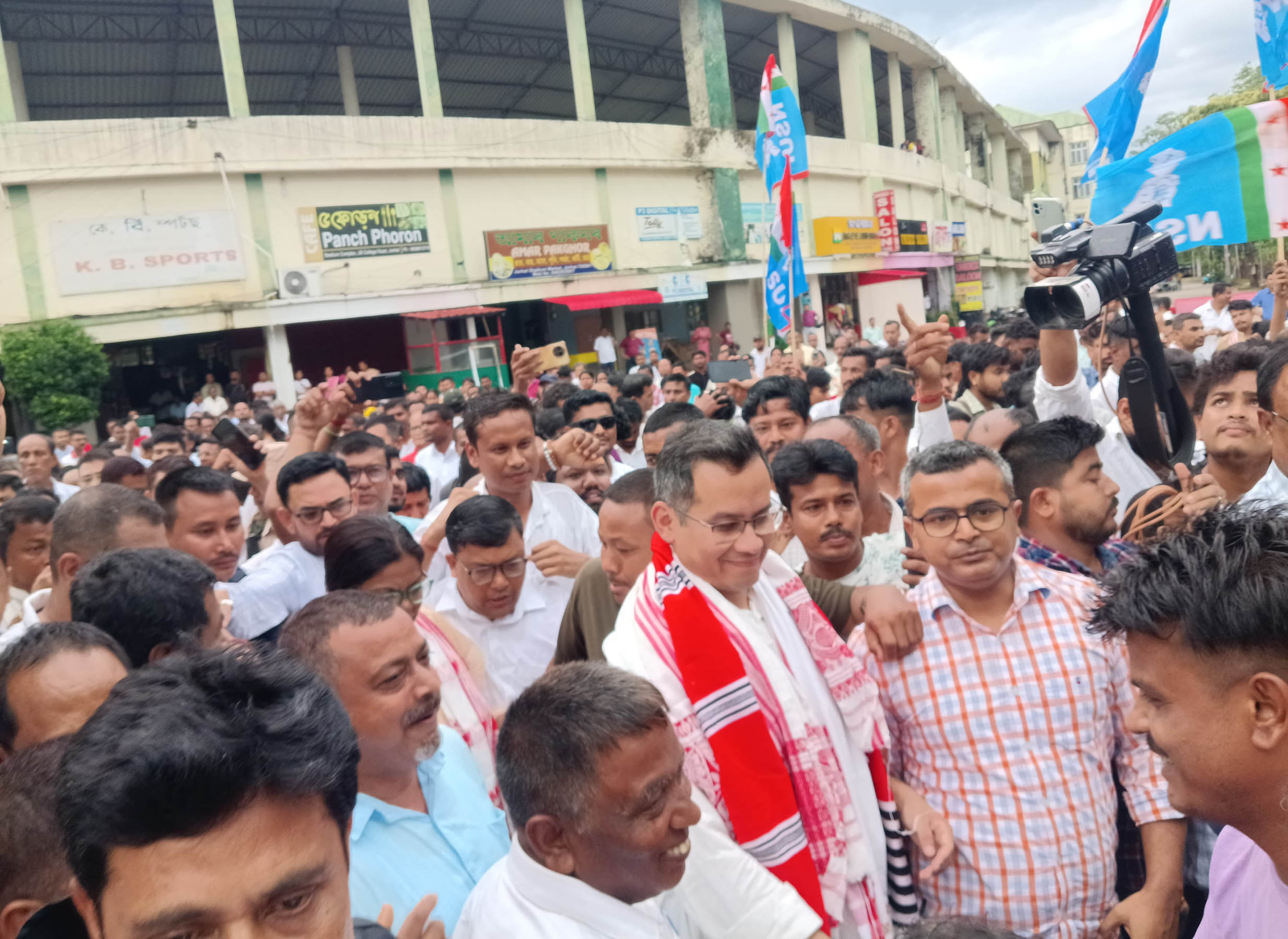 A Grand Welcome for Gaurav Gogoi in Jorhat