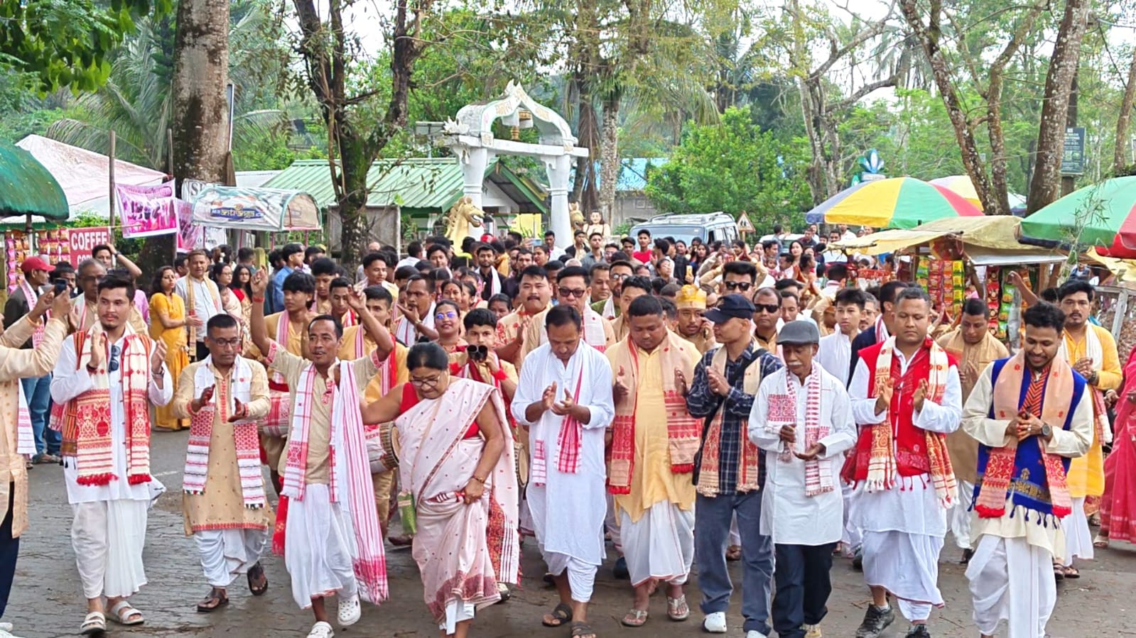 “Justice for Zubeen Garg” Echoes Across Rongali Bihu Celebrations in Nazira
