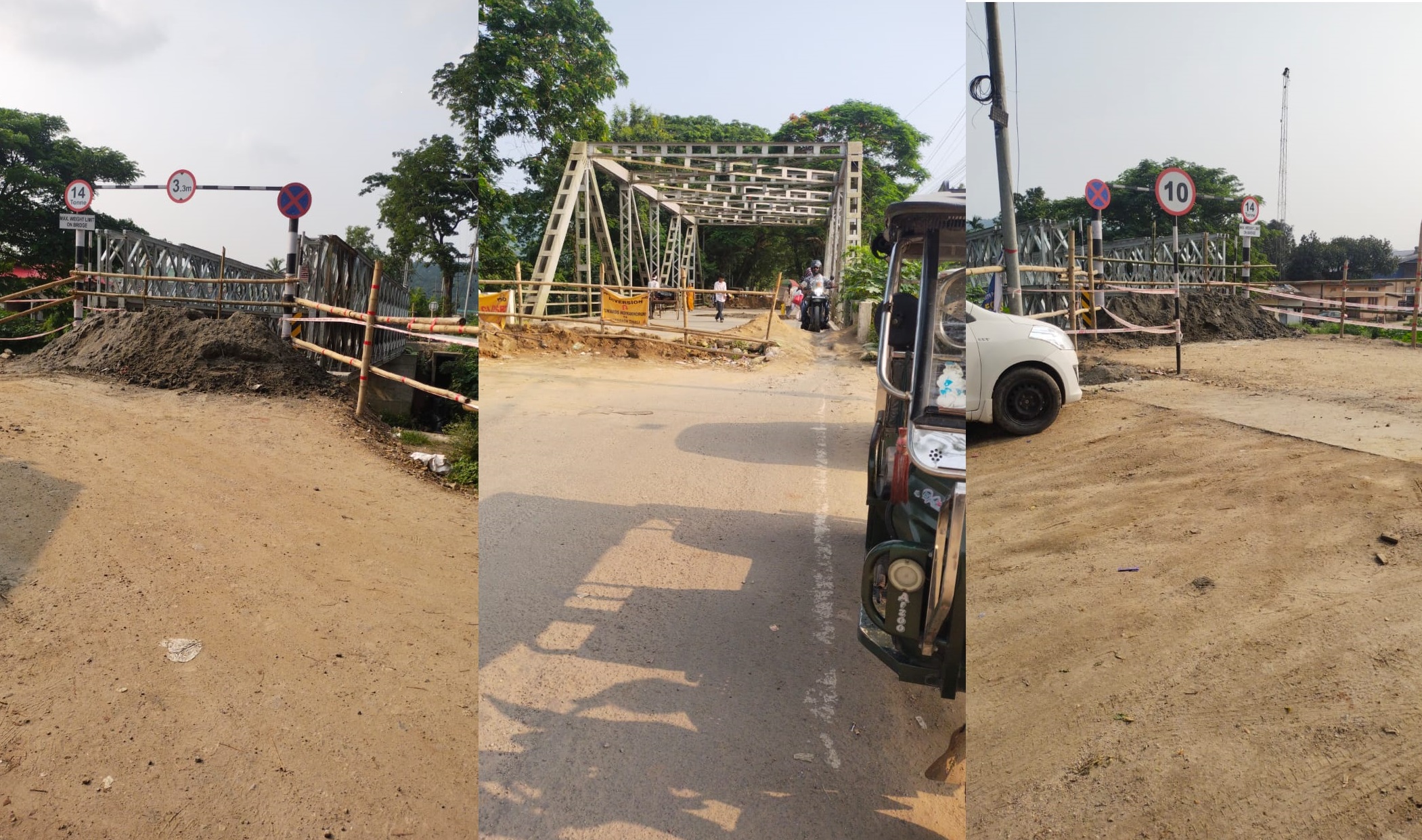 Three-Month Closure of Garchuk–Pamohi Bridge Sparks Public Anger, Traffic Chaos