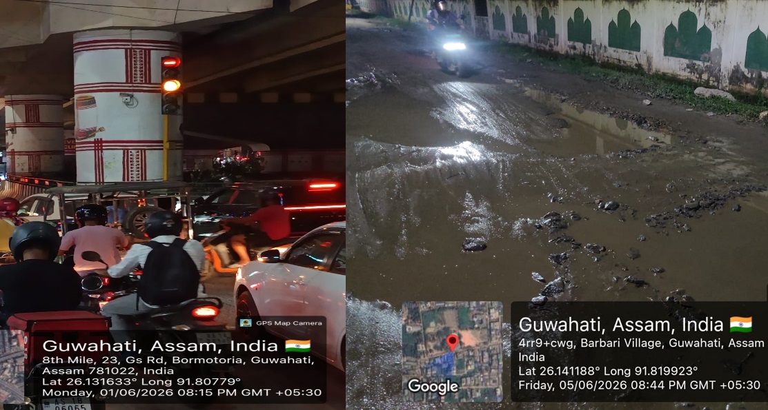 Flyovers Above, Frustration Below: The Daily Struggle of Guwahati’s Roads