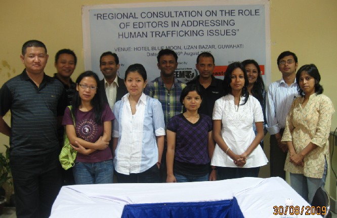 Editors meet on human trafficking held