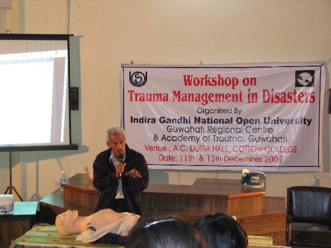 Workshop on Trauma Management on disasters
