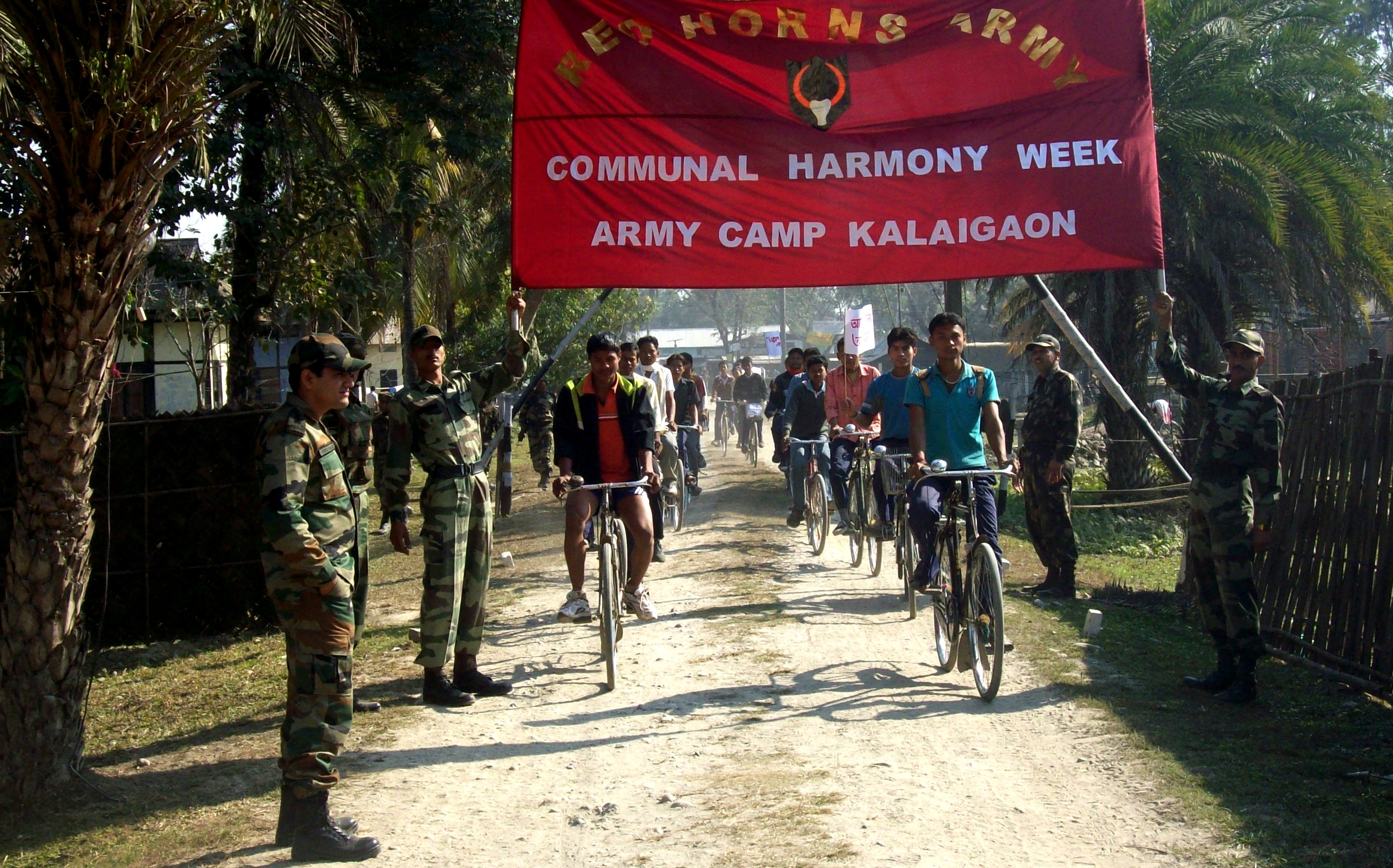65 Field Regiment organizes peace rally at Kalaigaon