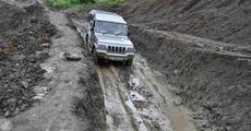 Haflong-Silchar road in dilapidated condition