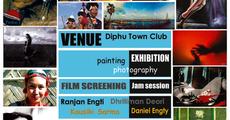 Painting and photography exhibition  at Diphu