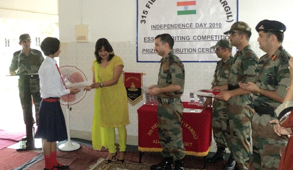 Army honour students in Udalgur