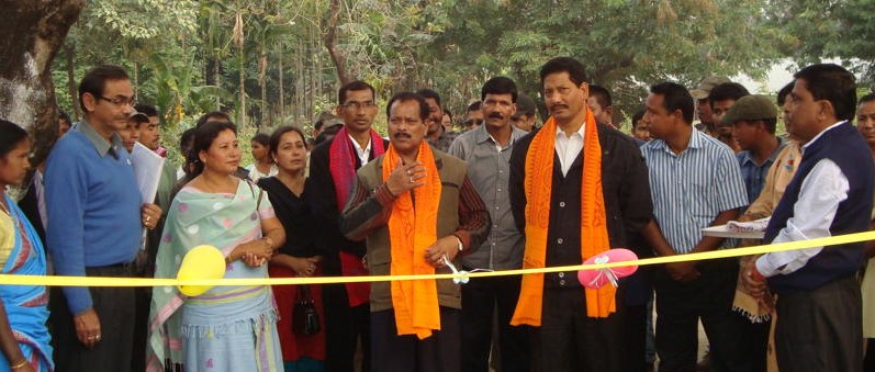 Distribution of grants-in-aid  inauguration of water supply schemes in Udalguri