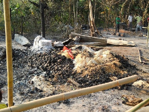 Fire in Lumding