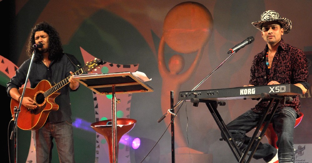 Zubeen and Angarag performing at Guwahati