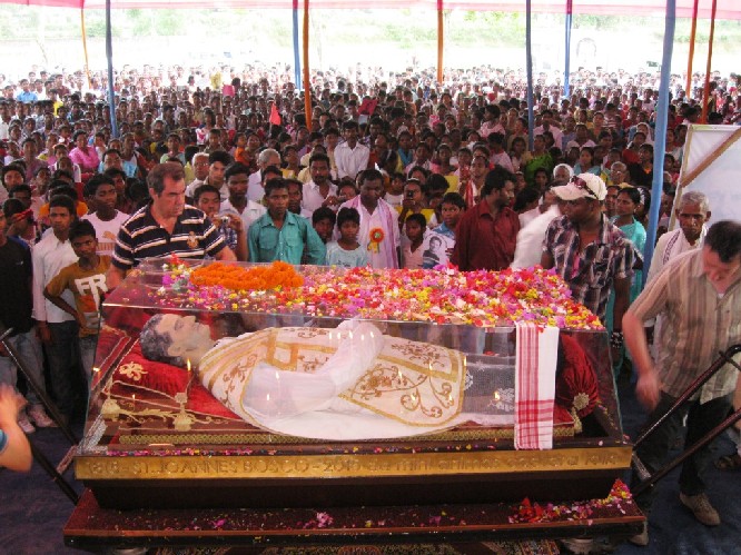 Relic of Saint Don Bosco visits Golaghat