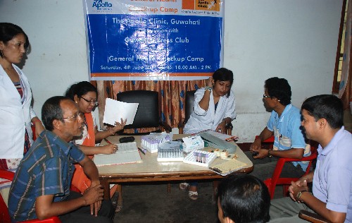 Health Check-up concludes at Press Club