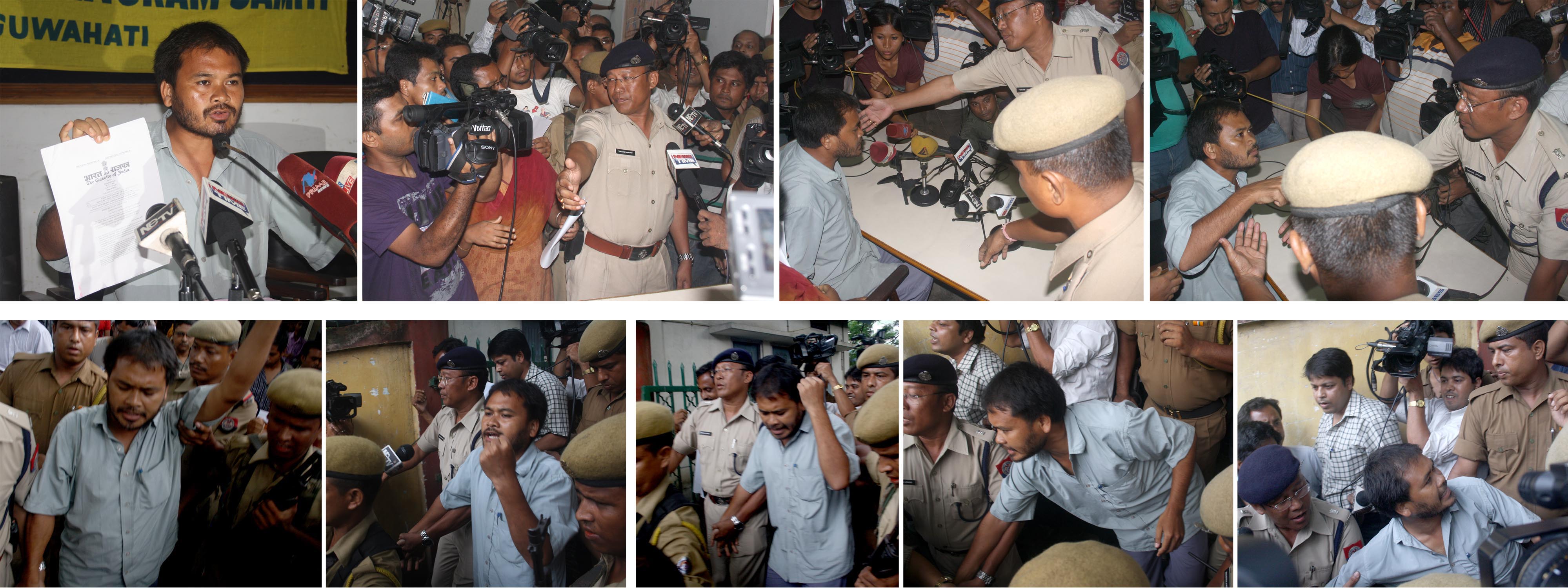 Guwahati Press Club flays Akhil’s arrest